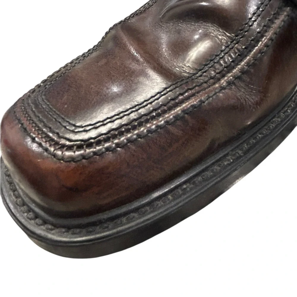 BASS Men’s Vintage Brighton Leather Dress Shoes Brown 11M‎